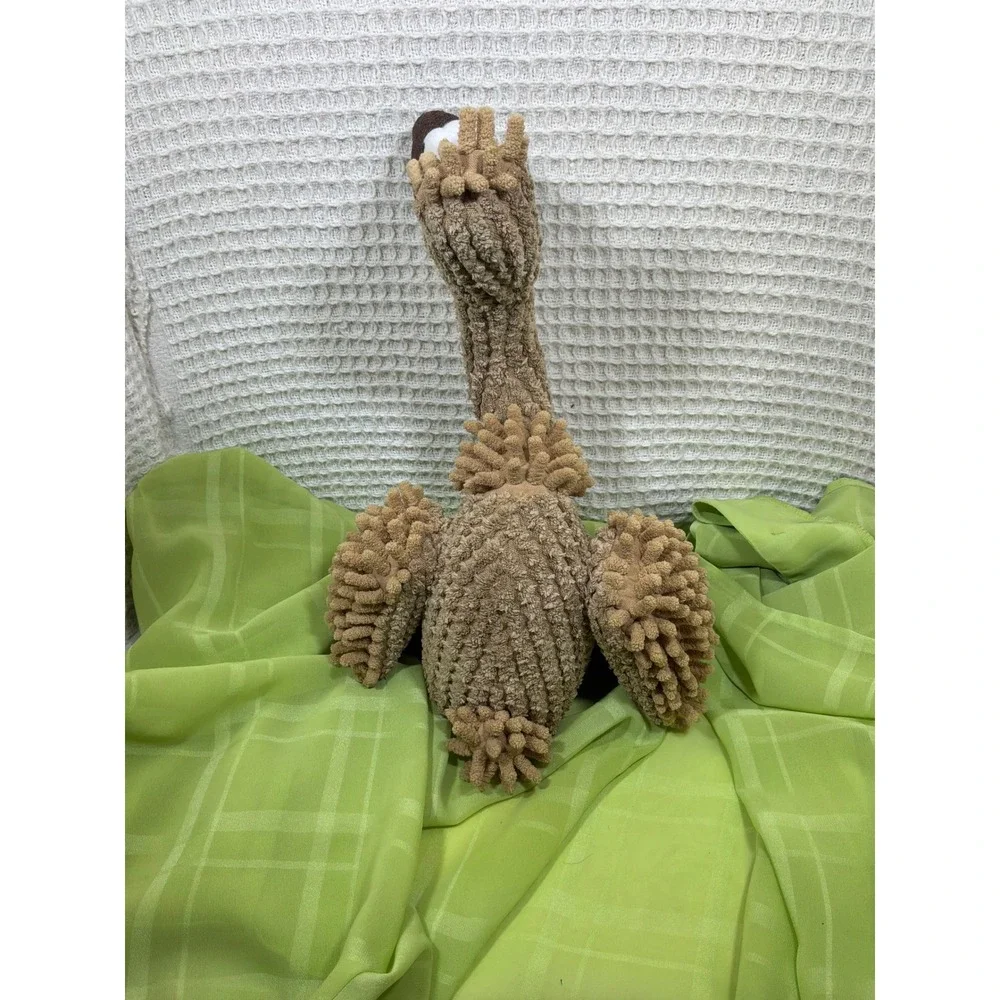 Quirky Bird Dog Unbranded Plush Squeaker Toy Medium‎ Brown Tan Ostrich Emu